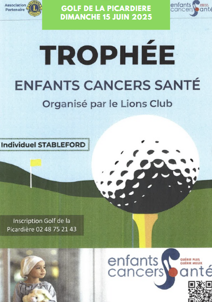Précisions pour le Trophée " Lions Club"